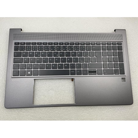 Teclado HP M05033-001 UK QWERTY Gris Reacondicionado