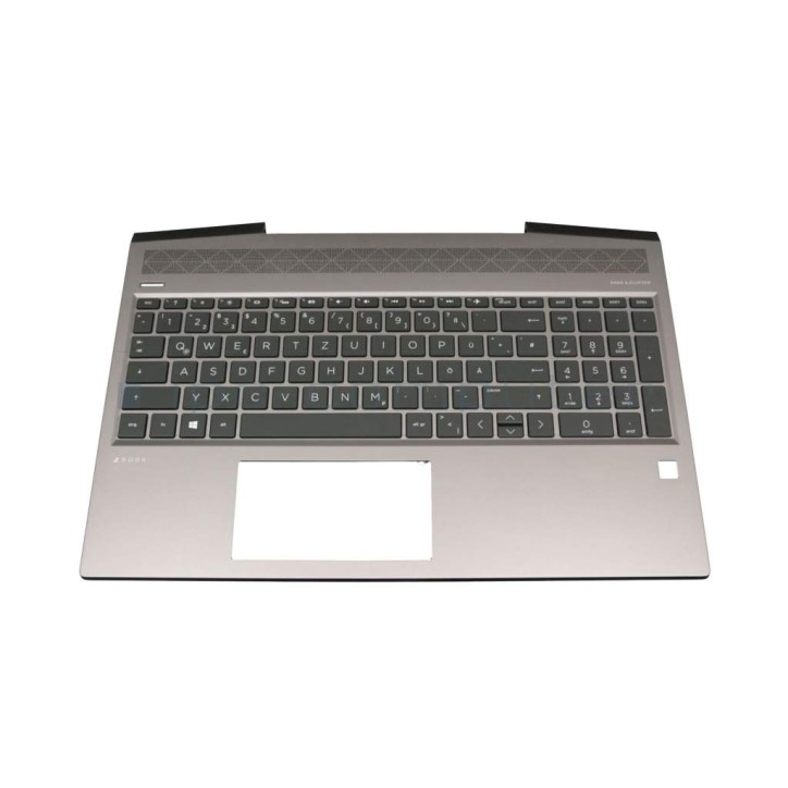 Teclado HP SN6173BL Alemán (QWERTZ) ZBook Studio 15 G5 Gris