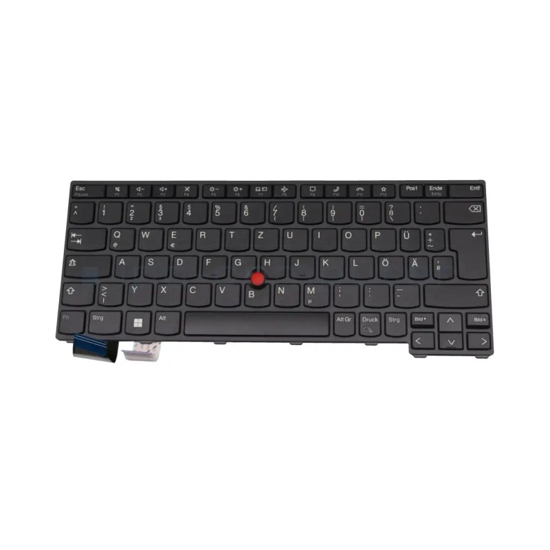 Wiederbeschaffter, beleuchteter, schweizerisches QWERTY-Tastatur-Modell 5N21H76775 von Lenovo