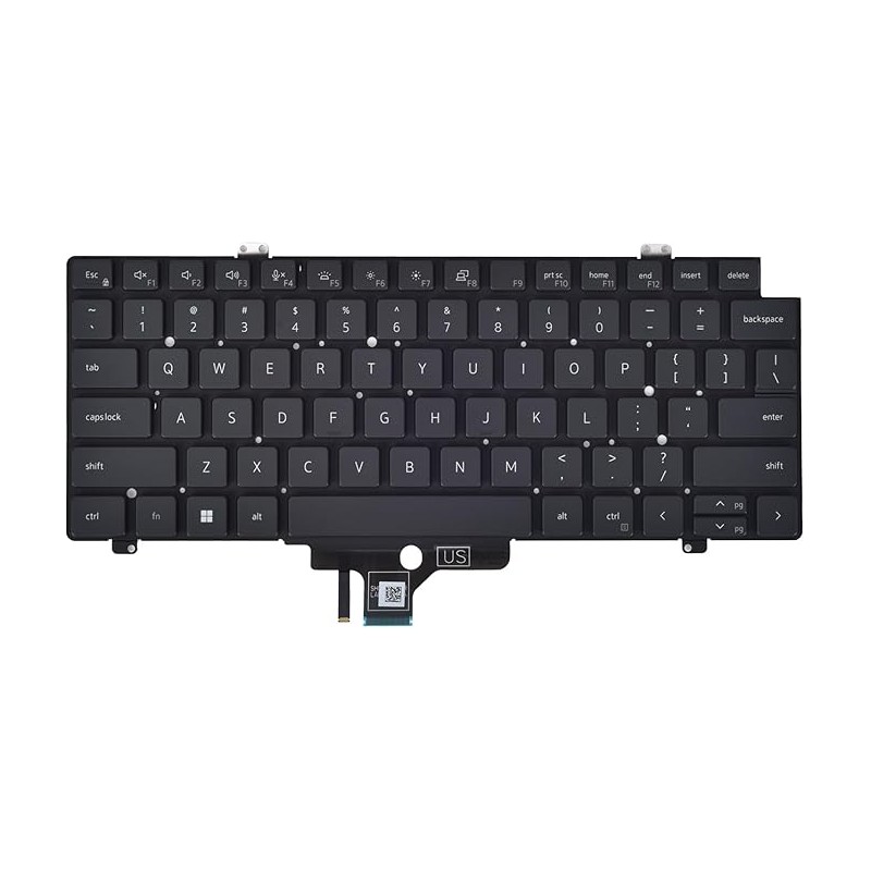 Dell-Tastatur 0P9PH6, Spanisch, mit Beleuchtung, Wiederaufbereitet