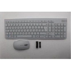 Lenovo Eos3 Combo Teclado Ratón Inalámbrico Blanco PT Reacondicionado
