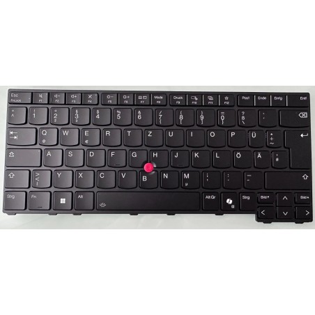 Lenovo 5N21M38156 Clavier allemand QWERTZ à retroéclairage