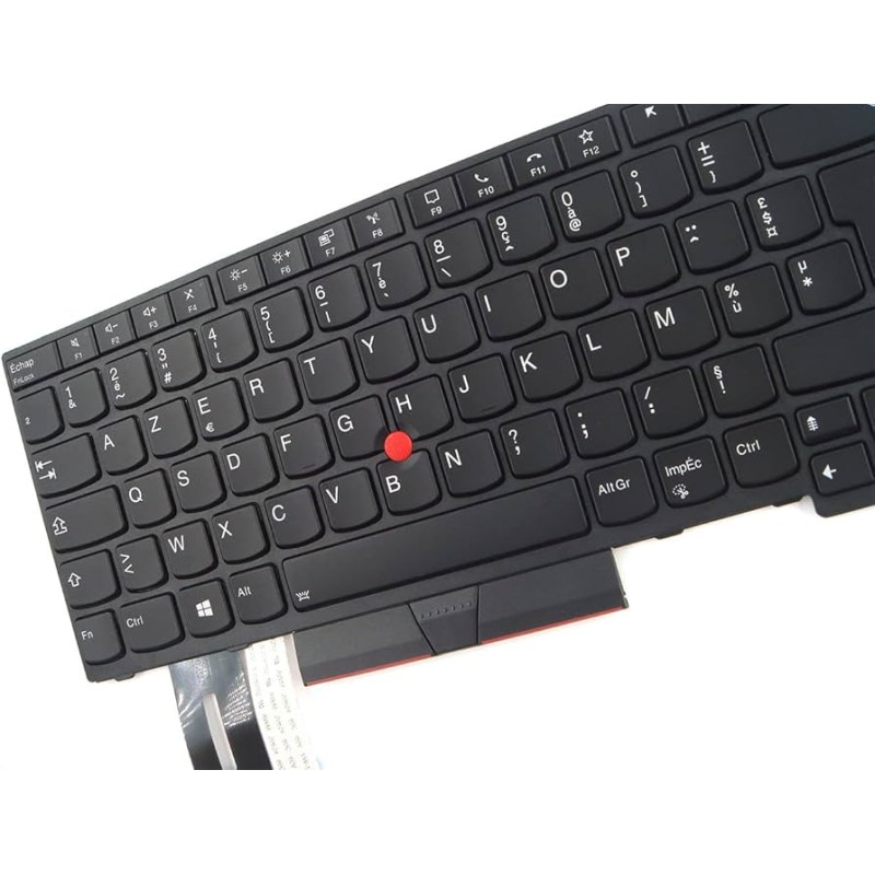 Tastatur Lenovo ThinkPad T14 P14s AZERTY mit Retroillumination Renewed
