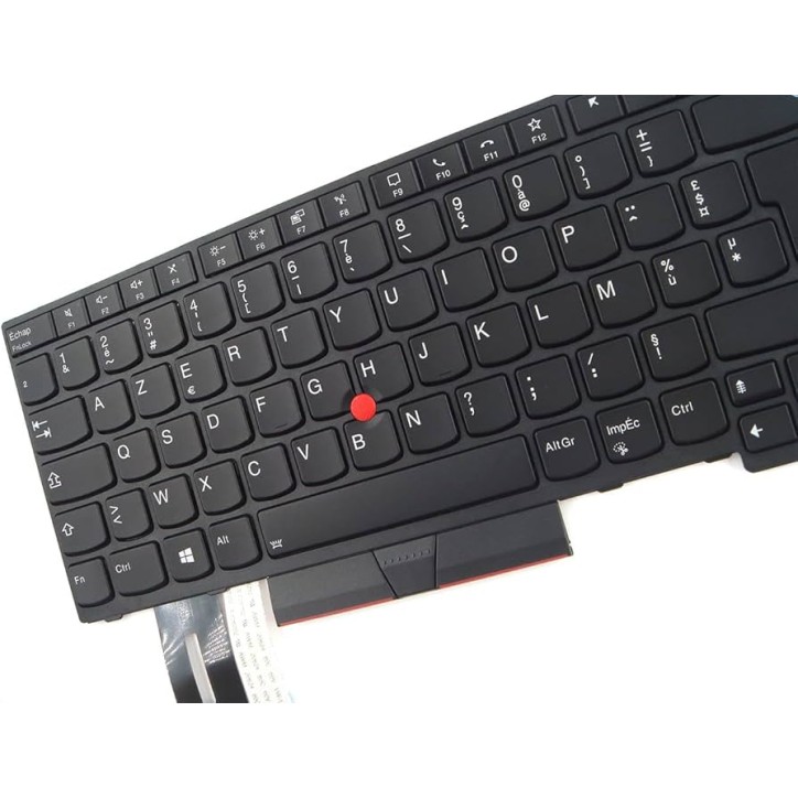 Teclado Lenovo ThinkPad T14 P14s G1 G2 AZERTY Francés Retroiluminado Gris [R4]