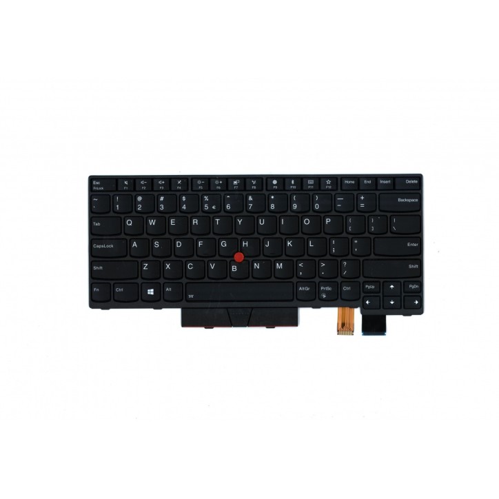 Teclado Lenovo Retroiluminado Inglés UK QWERTY Negro [R4]