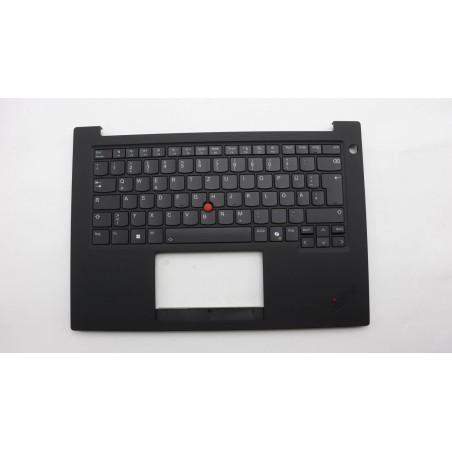Teclado Lenovo SN21M37908 Suizo QWERTZ Retroiluminado Negro