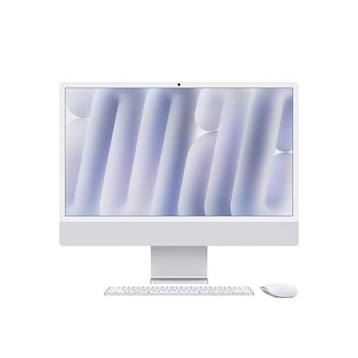 Apple iMac 24" 2024 M4, 16GB, 256GB SSD-NVMe, 24", WLAN, BT, Cam, FPR