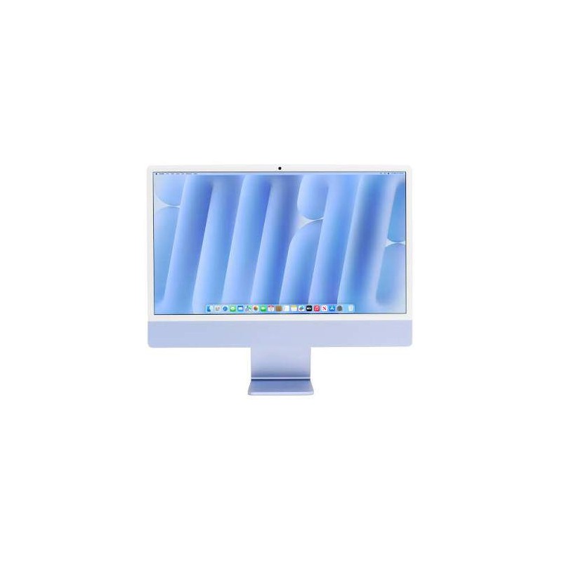 Apple iMac 24" 2024 M4, 16Go, 512Go SSD NVMe, 24", WLAN, BT, Cam, FPR