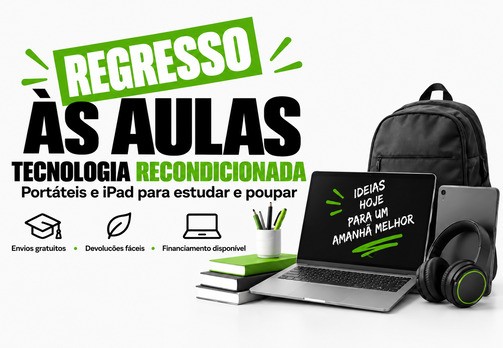 Regresso às aulas com tecnologia recondicionada: portáteis e iPads para estudar